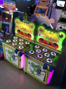 Machine à jeux vidéo avec marteau à jouer pour enfant, jeu avec pièces de monnaie, activation, 1 pièce - Product Image 4