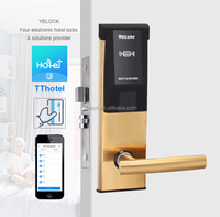 Cerradura Electrónica Inteligente de Acero Inoxidable sin Llave con Tarjeta MF, Software para PC y Aplicación TTlock TT Hotel para Casa, Hotel o Apartamento