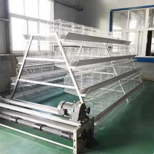 Nouvelles cages à poules pondeuses automatiques de type H à trois niveaux, de haute qualité et <span class=keywords><strong>au</strong></span> juste prix, avec alimentation et abreuvement automatiques - Product Image 6