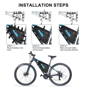 <span class=keywords><strong>Batterie</strong></span> de <span class=keywords><strong>vélo</strong></span> <span class=keywords><strong>électrique</strong></span> triangulaire à boîtier rigide <span class=keywords><strong>36V</strong></span> 48V 52V 60V 72V 20Ah 25Ah 28Ah 30Ah, <span class=keywords><strong>batterie</strong></span> <span class=keywords><strong>lithium</strong></span>-<span class=keywords><strong>ion</strong></span> avec BMS 60A et chargeur 5A - Product Image 4