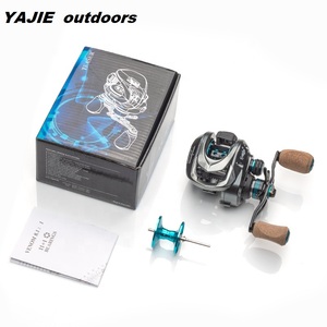 Moulinet de pêche Baitcasting de bonne qualité, équipement à tambour fixe, ratio de 8.1:1, frein à friction d'une force max de 8kg - Product Image 4