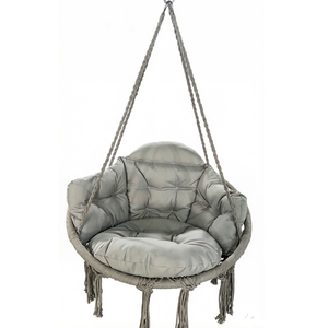 Fauteuil <span class=keywords><strong>suspendu</strong></span> de patio avec coussin épais - Product Image 1