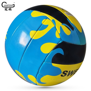 OEM / ODM Ballon de <span class=keywords><strong>volley</strong></span>-<span class=keywords><strong>ball</strong></span> de bonne qualité en cuir mousse PVC souple de 2.0mm d'épaisseur Taille officielle 5 avec logo personnalisé pour événement promotionnel - Product Image 6