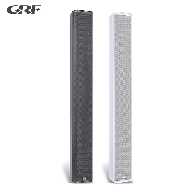 Professional 10x3" Metal Column Speaker High SPL sound column - IP56 Optional