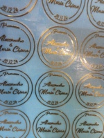Etiquetas Adhesivas Personalizadas de Transferencia UV en Metal 3D, Etiqueta en Relieve, Impermeable, Transferencia de Lámina Dorada de Lujo