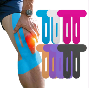 Bande de soutien athlétique en coton personnalisée, résistante à l'eau, respirante, pré-découpée, pour le soutien du genou et la récupération musculaire - Product Image 1