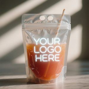 Bolsa Personalizable con Asa para Almacenamiento y Empaque de Jugo, Agua Mineral, Alimento para Mascotas, Líquidos y Gelatina, con Cierre Superior y Base Sostenible - Product Image 4