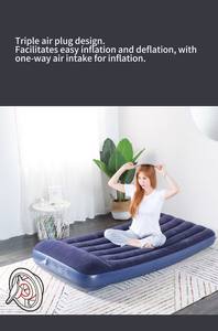 Colchón de aire exterior portátil simple y grande, almohadilla inflable plegable individual de tamaño King para parque de hospital en casa - Product Image 5