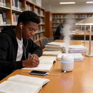 Nouvel humidificateur d'air portable USB rechargeable blanc mini pour usage domestique - Product Image 6