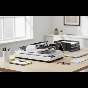 Scanner Fujitsu FI-7700 CIS <span class=keywords><strong>d</strong></span>'<span class=keywords><strong>occasion</strong></span>, couleur recto-verso, haute <span class=keywords><strong>d</strong></span>éfinition, professionnel, bureau, haute vitesse, <span class=keywords><strong>automatique</strong></span>, continu, stock - Product Image 3