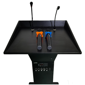 Décorations d'église, pupitres hauts, chaires, microphones pour 2 personnes, pupitres numériques pour église chrétienne, supports <span class=keywords><strong>de</strong></span> chaire pour église intelligente - Product Image 1