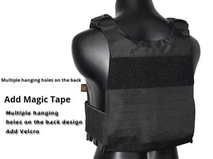 Toptan moda <span class=keywords><strong>Molle</strong></span> Chaleco Tactico tutuşunu açık eğitim taktik yelek fermuar özelleştirilebilir kişisel koruyucu - Product Image 5