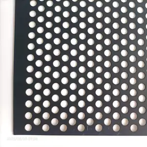Pantallas de aluminio perforadas de hoja de metal perforada con recubrimiento en polvo de agujero redondo