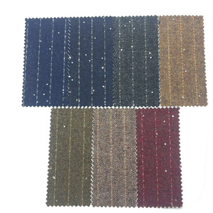 Bán buôn vải Nhà cung cấp sequin sọc xương cá Jacquard dệt Tweed LEN/<span class=keywords><strong>Polyester</strong></span> Vải cho quần áo 4314 - Product Image 3