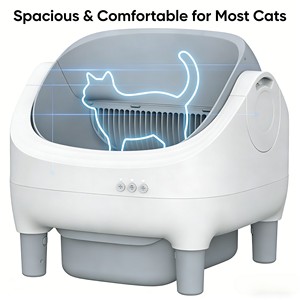 Global Hot Sale One Click Cleaning Automatic Scooping Multiple Safety Guard Large Space APP Control Smart <strong>Cat</strong> <strong>Litter</strong> <strong>Box</strong> - Product Image 3