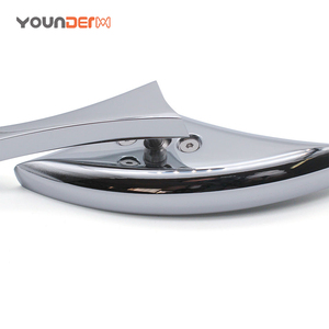 Gương Chiếu Hậu Xe Máy Sửa Đổi Dòng Chrome, Gương Ghi Đông Xe Máy Thông Dụng Có Vít M8 Cho Harley Davidson - Product Image 3