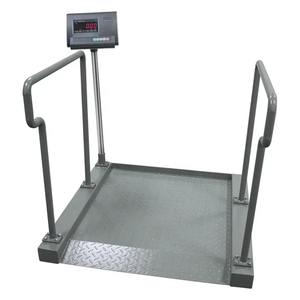 Báscula médica digital Veidt de 300 kg para pacientes sentados, plataforma elevadora ligera, báscula para silla de ruedas TCS-WH Hosp - Product Image 3