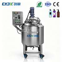 Cuve de mélange homogénéisatrice en acier inoxydable haute efficacité de 500 L avec agitateur, pompe à moteur et engrenage pour le traitement de produits chimiques et de savon liquide