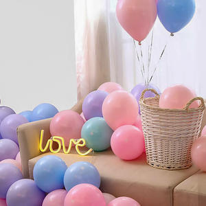 Startparty balon <span class=keywords><strong>Pastel</strong></span> Macaron 10 inci balon lateks berwarna untuk ulang tahun pernikahan anak perempuan - Product Image 2