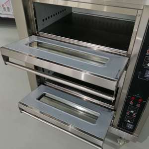 <span class=keywords><strong>Horno</strong></span> a <span class=keywords><strong>Gas</strong></span> <span class=keywords><strong>y</strong></span> <span class=keywords><strong>Eléctrico</strong></span> para Panadería, para Pasteles Lunares/Galletas/Pan/Pizza, Primer Piso para Una Bandeja, Segundo Piso para Dos - Product Image 1
