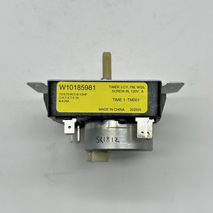 W10185981 ตัวตั้งเวลาเครื่องอบผ้า 3 รอบ 120V แบบขันเกลียว สำหรับเปลี่ยนอะไหล่เครื่องอบผ้า ผลิตในจีน - Product Image 1
