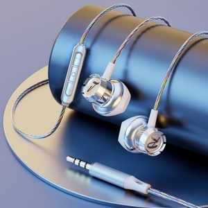 Écouteurs intra-auriculaires filaires pour jeux, prise jack 3,5 mm type C avec micro, réduction du <span class=keywords><strong>bruit</strong></span>, casque <span class=keywords><strong>de</strong></span> jeu pour les joueurs, écouteurs pour le sport, jeux PS5 - Product Image 2