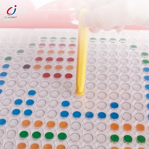 Erken eğitim boyama magpad çocuklar renkli çikolata oyuncaklar manyetik boncuk çizim kurulu - Product Image 4