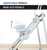 Mini cadre d'escalade pliable pour salle de sport à domicile, équipement de fitness, entraînement cardio, escalier vertical, machine d'exercice