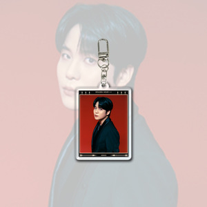 Spot New Ateez Gold Hour UV Printed Acrylic Stars Around Exquisite Ornaments Cute Fashionable Backpack Pendant <b>Key</b> <b>Chain</b> - Product Image 4