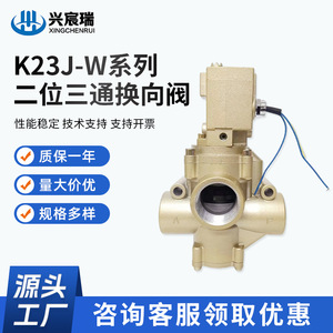 Vanne de commande directionnelle à deux positions et trois voies K23JD 20W 25W 32W 40W 50W, vanne d'arrêt pneumatique électrique filetée pour gaz - Product Image 5