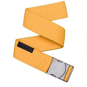 Cinturones Delgados para <span class=keywords><strong>Hombre</strong></span>, Cinturón Elástico Resistente de Tela Estrecha con Hebilla Metálica de Ajuste Micro sin Metal - Product Image 2