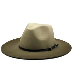 หมวกทรงโคลช์ Indiana Jones รุ่น X1657 ทำจากวัสดุขนสัตว์ สำหรับกิจกรรมกลางแจ้ง ขายส่ง ทาสีแบบไล่เฉดสี พร้อมวัสดุฟางและริบบิ้น - Product Image 6