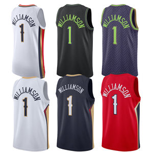 New Orleans da uomo # Maglia da Basket Zion Williamson, Magliette con Loghi Ricamati, Uniforme Sportiva Traspirante per Giovani, Edizione City - Product Image 1