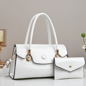 Nouvelle collection 2026 : Sacs à bandoulière de luxe pour <span class=keywords><strong>femme</strong></span>, motif crocodile, avec <span class=keywords><strong>portefeuille</strong></span> assorti – Vente en gros transfrontalière - Product Image 3