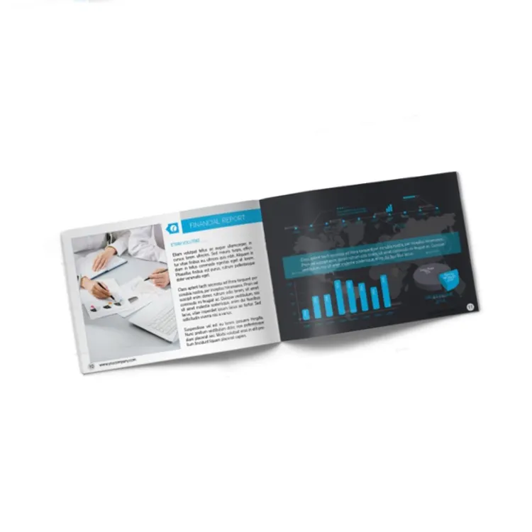 Print On Demand Cheap Books Booklet Spiral Binding Catalog & Brochure Printing With Fancy Paper Cardboard Carton Packaging