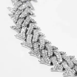 Premium 925 Sterling Silver Cuban Link Bracelet Lab Grown Moissanite Diamond Smooth Shine Elegant Jewelry - Product Image 2