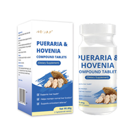Comprimés diététiques de Pueraria Hovenia sous marque privée, personnalisation OEM de flacons et boîtes, favorise la santé du foie