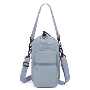 Adjustable Multi-Functional Eco-Friendly Oxford Waterproof Outdoor Cycling Sports Drawstring Sling Water Bottle Bag Portable - Product Image 3