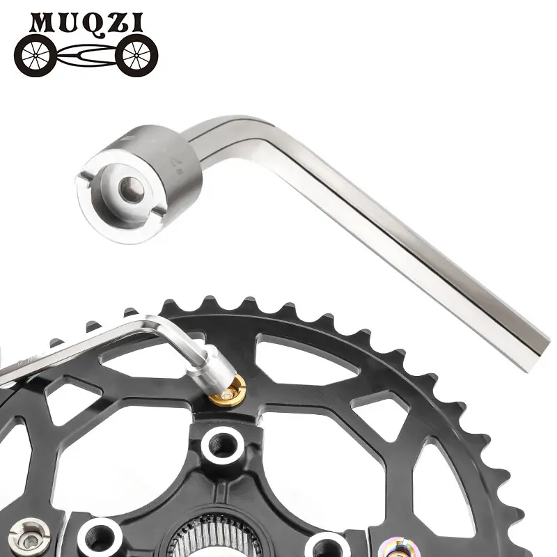 MUQZI साइकिल Chainrings बोल्ट अखरोट रिंच चेन अंगूठी नट बोल्ट रिंच हटाने उपकरण साइकिल की मरम्मत उपकरण