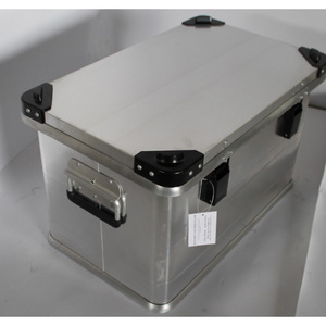 Waterproof metal aluminum storage and transportation box