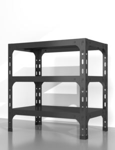 מחסן מתלים ברמה רב מתלים ברמה מתכת זווית פלדה מדף סופרמרקט מדפים מתלה מתכת אור - Product Image 6