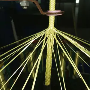 Cuerda de aramida trenzada para escalada al aire libre, cuerda de aramida resistente al fuego de alta resistencia, diámetro de 1-20mm