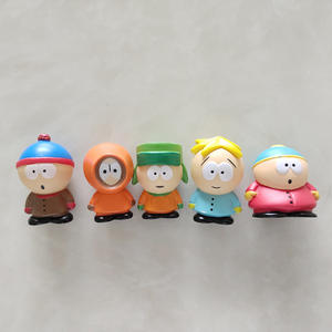 Jouets en résine PVC personnalisés, <span class=keywords><strong>Action</strong></span> et jouet de haute qualité, 5 styles, décoration de gâteau d'<span class=keywords><strong>anniversaire</strong></span>, figurines d'anime, décoration de voiture, South park - Product Image 4