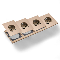 Interruptores y Enchufes de Pared WESA, Enchufe Doble Europeo con USB Tipo C, Enchufe Múltiple para Pared, Combinación Libre, Diseño Moderno y Lujoso