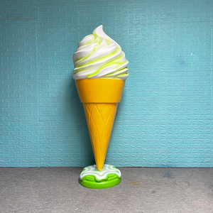 3ft kek dondurma heykeli/büyük reçine dondurma sahne/köpük cupcake dev dondurma koni - Product Image 4