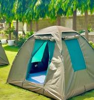 Tenda Instan Portabel Gaya Suku Afrika Selatan, Tenda Camping Anti Air, Mudah Didirikan, Dilengkapi Kantong Penyimpanan, Ukuran Single