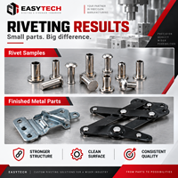 2026 Easytech OEM Machine de rivetage automatique personnalisée, pneumatique, pour l'insertion de rivets, de rivets à œillet, de garnitures de frein orbitales et de écrous à riveter hydrauliques