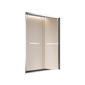 Cabine <span class=keywords><strong>de</strong></span> <span class=keywords><strong>douche</strong></span> à double porte coulissante ultra-étroite, cloison <span class=keywords><strong>de</strong></span> séparation double porte coulissante, séparation sec-humide, <span class=keywords><strong>douche</strong></span> à montage au <span class=keywords><strong>plafond</strong></span> pour salle <span class=keywords><strong>de</strong></span> bain - Product Image 1