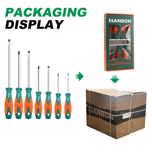 Jeu d'outils de tournevis ménagers 7 pièces fort magnétique fendu Philip Impact Driver Tool Mini jeu de tournevis - Product Image 6