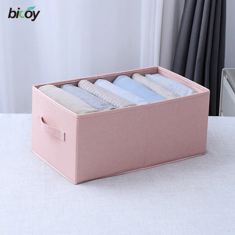 Home Storage And Organization Fabric Cute Foldable Storage Box